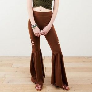 NWOT tan bell bottoms